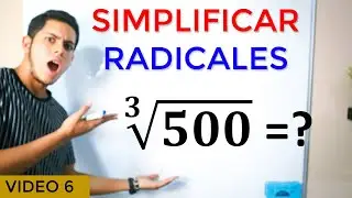 Como Simplificar Raices o Radicales Super Facil | Ejemplo 6