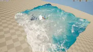 Unreal Engine 4 - 64 Gerstner Waves