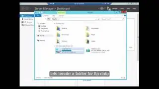 How to setup ftp server in windows 2012