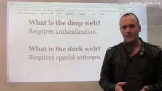 What is the deep web? What is the dark web?