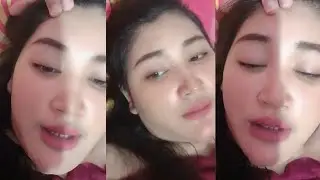 Desahan Tante Gita sebelum tidur kasih keindahan bikin gemes🤩