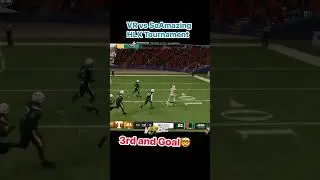 Crazy Highlight! 🤯3rd and Goal in @Richblkman HLX Tournament