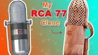 DIY Ribbon Microphone RCA 77 Mic WARNING: TRYPOPHOBIA 