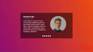 How to make Testimonial Slider Using HTML CSS