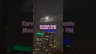 Karvachauth 2023 Etobicoke Moon rise 