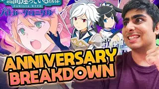 NEW ANNI BELL & AIS! CHANGES TO GACHA PITY! ANNIVERSARY BREAKDOWN! | Danmachi Battle Chronicle