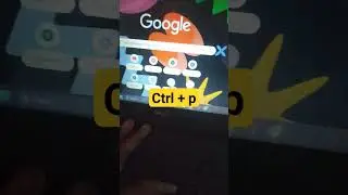 open print Google Chrome #youtubeshorts #trending #tiktok #google #chrome