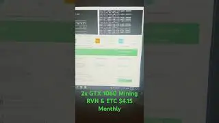 Betterhash Cryptocurrency Miner - RX580 & GTX 1060 Mining RVN & ETC #roadto2k #passiveincome #crypto