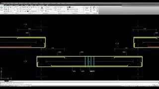 RCC Beam 3 span with AutoLISP program