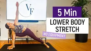 Quick And Effective Lower Body Stretch In Just 5 Minutes!