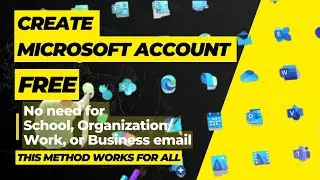 How to create Microsoft account free | Microsoft 365 | Microsoft office | PowerBi
