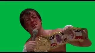 Yo Adrian I did it - Green Screen