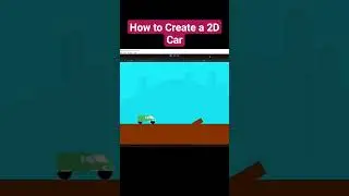 How to Create a 2D car in Unity 2024 @redfoolsgamedev #gamedev