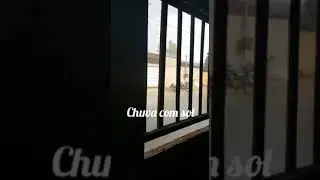 chuva com sol