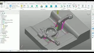 Autodesk PowerMill - Rest Machining - Model Rest Area Clearance - Tutorial 23 - Tamil