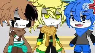 At The Hotel {Sans Aus} Ft: Milly(OC), The DreamTale Brothers, Blue, And Ink