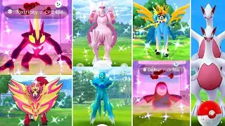 NEW SHINY GIGANTAMAX, Shiny Origin Dialga/Palkia, Shiny Lugia & Shiny Zacian/Zamazenta in pokemon go