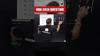 Raj Roshan Sir के NDA Maths Question फसे यहीं से!!🫡 | NDA Maths Preparation #Shorts #PW #DW