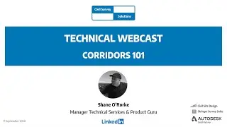 Civil Survey Solutions - Webcast: Corridors 101