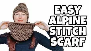 Crochet Tutorial for Alpine Winter Scarf