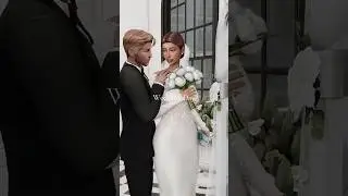 My Current Household’s Wedding 🤍 | The Sims 4 