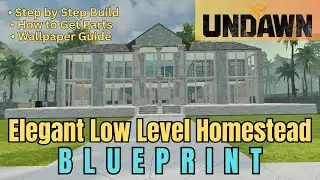 Elegant Low Level Homestead Design Blueprint | UNDAWN