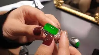 分享翡翠马鞍戒天花板！粉丝光看视频就给价一百多万要谈！