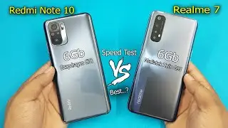 Redmi Note 10 vs Realme 7 Speed Test / Comparison | 6Gb | Snapdragon 678 vs Mediatek Helio G95