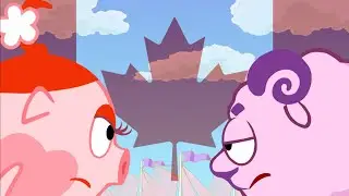 Смешарики - Противоположности (English, Third Dub)