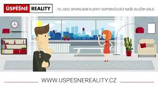 Animované záhlaví webových stránek www.uspesnereality.cz