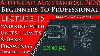 AutoCAD Mechanical Tutorial For Beginner | AutoCAD Tutorial for Mechanical Engineering| Digital CADD