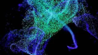 Satisfying particle simulation in blender😍