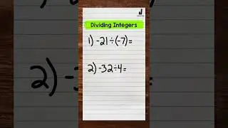 Dividing Integers | How to Divide Integers | Math with Mr. J 
