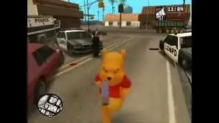 gta san andreas winnie pooh aterrorisa la ciudad