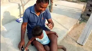 Aniket ka hair cutting