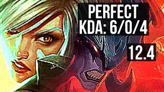 RIVEN vs AATROX (TOP) | 6/0/4, 1.7M mastery, Dominating | EUW Master | 12.4