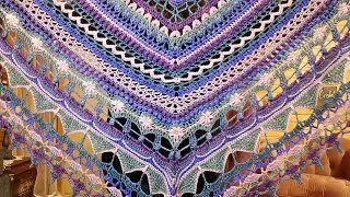 One Pretty Crochet Shawl and Some Yarn Advice Needed