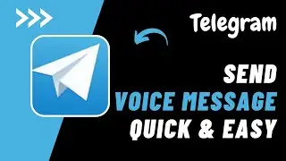How to Send Voice Message in Telegram !! Send a Voice Message on Telegram 2024