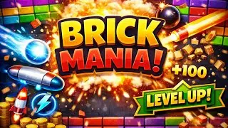 Brick Mania Gameplay | Crazy Brick Breaking Challenge #gameplay 