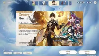 Pulling for Zhongli f2p | Genshin impact