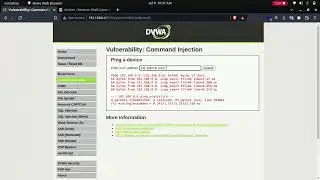 DVWA Command Injection methodology