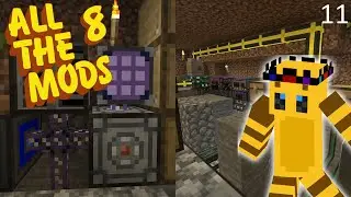 All The Mods 8 Ep. 11 Processing Ore and MORE STORAGE??