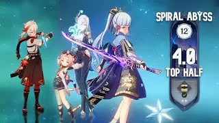 C0 Ayaka Mono Cryo | 4.0 Fontaine Abyss Floor 12 Top Half (Continuous)