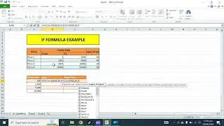 IF EXAMPLE IN EXCEL | How to use the IF function in Excel | #dataanalysis | 