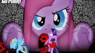 MUGEN Fighting is Magic - Rainbow dash & Twilight sparkle VS Zalgo pie 2x