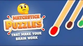 Match stick puzzle  | Matchstick games | Mind-Bending Equations in Minutes! 🔥 #puzzlegames