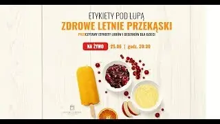 Czas na lody i inne słodkości – widzimy się na kolejnym live!
