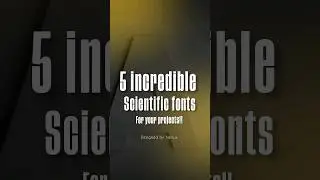 5 Incredible scientific fonts for your projects | 