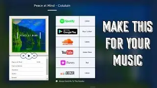 DO THIS RIGHT NOW FOR YOUR MUSIC!!! Create a landing page for your music | FREE