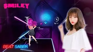 [Beat Saber] YENA 최예나 SMILEY Feat BIBI - 90.51% Expert+ SS Rank! [metaverse vr]
